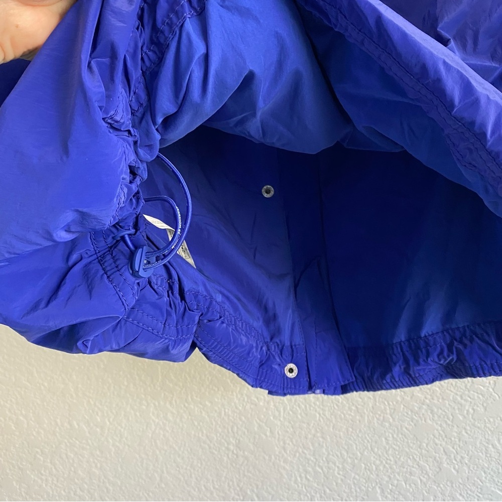 NEW Free People Movement Puffer Cropped Blue Vest Insulated Zip Up - Picture 7 of 9